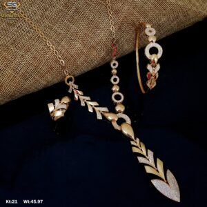 ⁦طقم ذهب كامل عيار 21 من سليمه جولد⁩ - الصورة ⁦1⁩