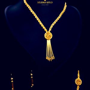 طقم ذهب كامل عيار 21 من سليمه جولد - Image 1