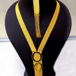 سلسله ذهب كامل عيار 21 من سليمه جولد