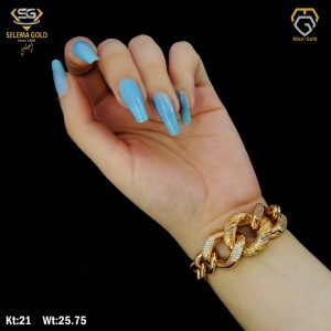 انسيال ذهب كامل عيار 21 من سليمه جولد