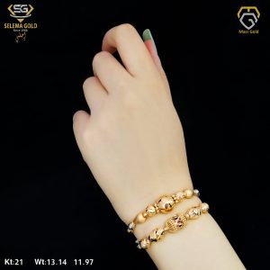 انسيال ذهب كامل عيار 21 من سليمه جولد