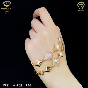 انسيال ذهب كامل عيار 21 من سليمه جولد