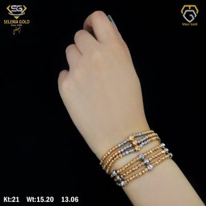 انسيال ذهب كامل عيار 21 من سليمه جولد