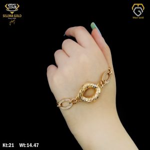 انسيال ذهب كامل عيار 21 من سليمه جولد