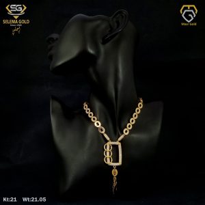 طقم ذهب كامل عيار 21 من سليمه جولد