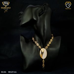طقم ذهب كامل عيار 21 من سليمه جولد