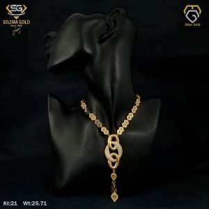 طقم ذهب عيار 21 من سليمه جولد