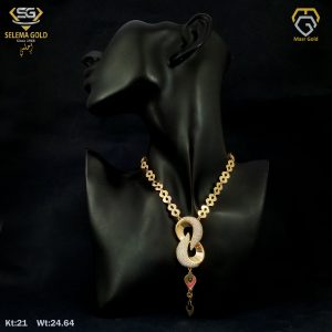 طقم ذهب عيار 21 من سليمه جولد