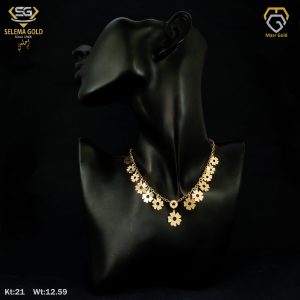 طقم ذهب كامل عيار 21 من سليمه جولد