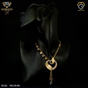 طقم ذهب كامل عيار 21 من سليمه جولد