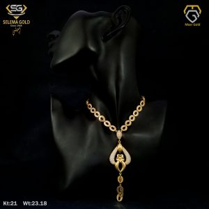 طقم ذهب كامل عيار 21 من سليمه جولد