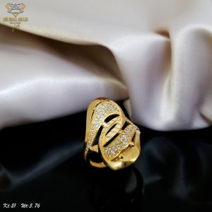 خاتم ذهب كامل عيار 21 من سليمه جولد
