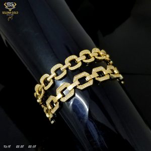 انسيال ذهب كامل عيار 18 من سليمه جولد