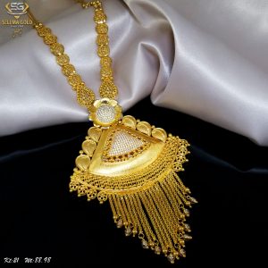 سلسله ذهب كامل عيار 21 من سليمه جولد