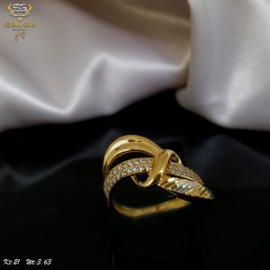 خاتم ذهب كامل عيار 21 من سليمه جولد - Image 1