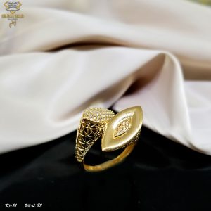 خاتم ذهب كامل عيار 21 من سليمه جولد
