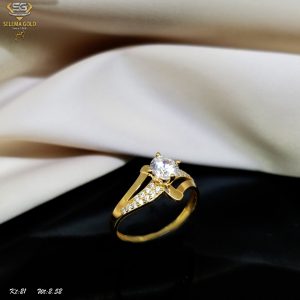 خاتم ذهب كامل عيار 21 من سليمه جولد