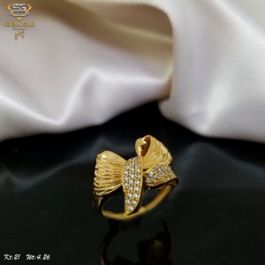 خاتم ذهب كامل عيار 21 من سليمه جولد